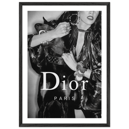 Cuadro Blanco y Negro Dior - La Casa Del Cuadro