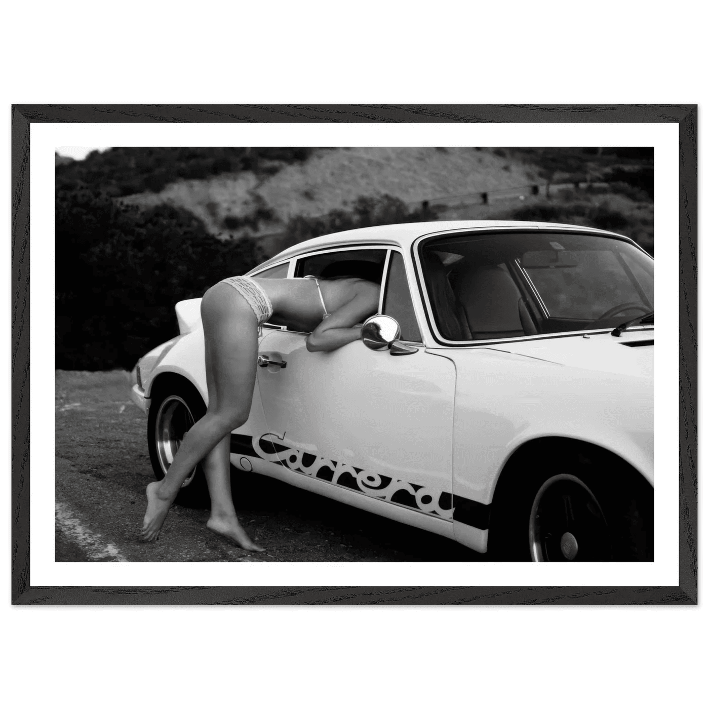 Cuadro Blanco y Negro Porsche Carrera - La Casa Del Cuadro