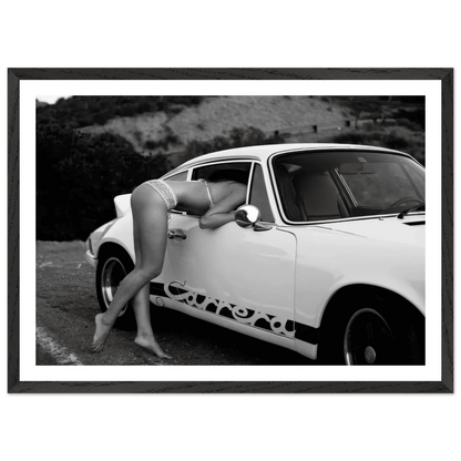 Cuadro Blanco y Negro Porsche Carrera - La Casa Del Cuadro