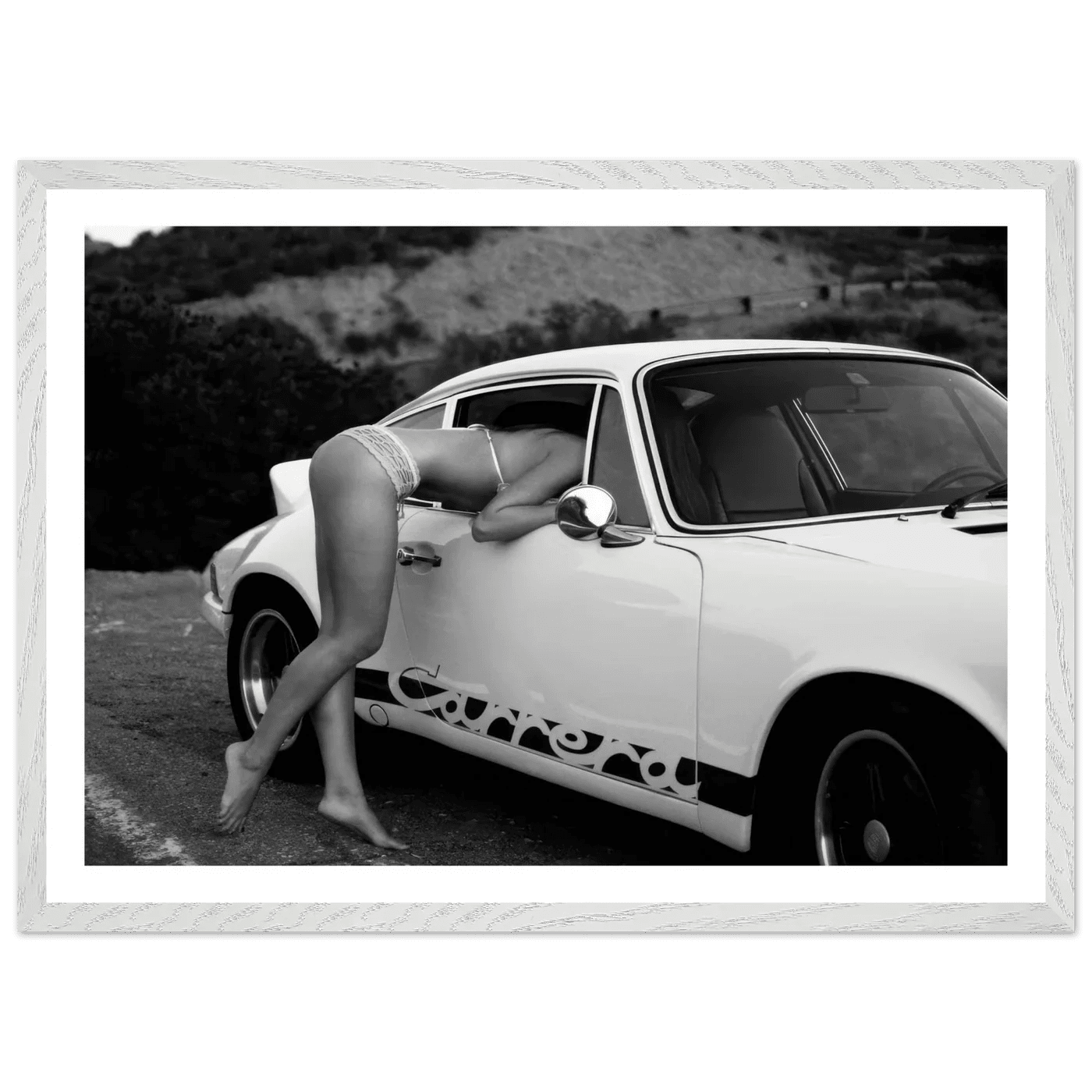 Cuadro Blanco y Negro Porsche Carrera - La Casa Del Cuadro