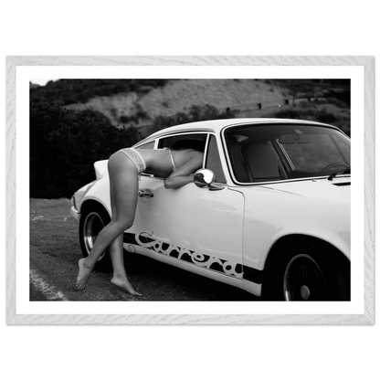 Cuadro Blanco y Negro Porsche Carrera - La Casa Del Cuadro