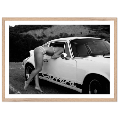 Cuadro Blanco y Negro Porsche Carrera - La Casa Del Cuadro
