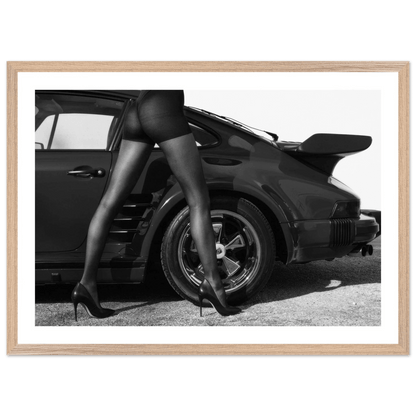 Cuadro Blanco y Negro Porsche Elegante - La Casa Del Cuadro