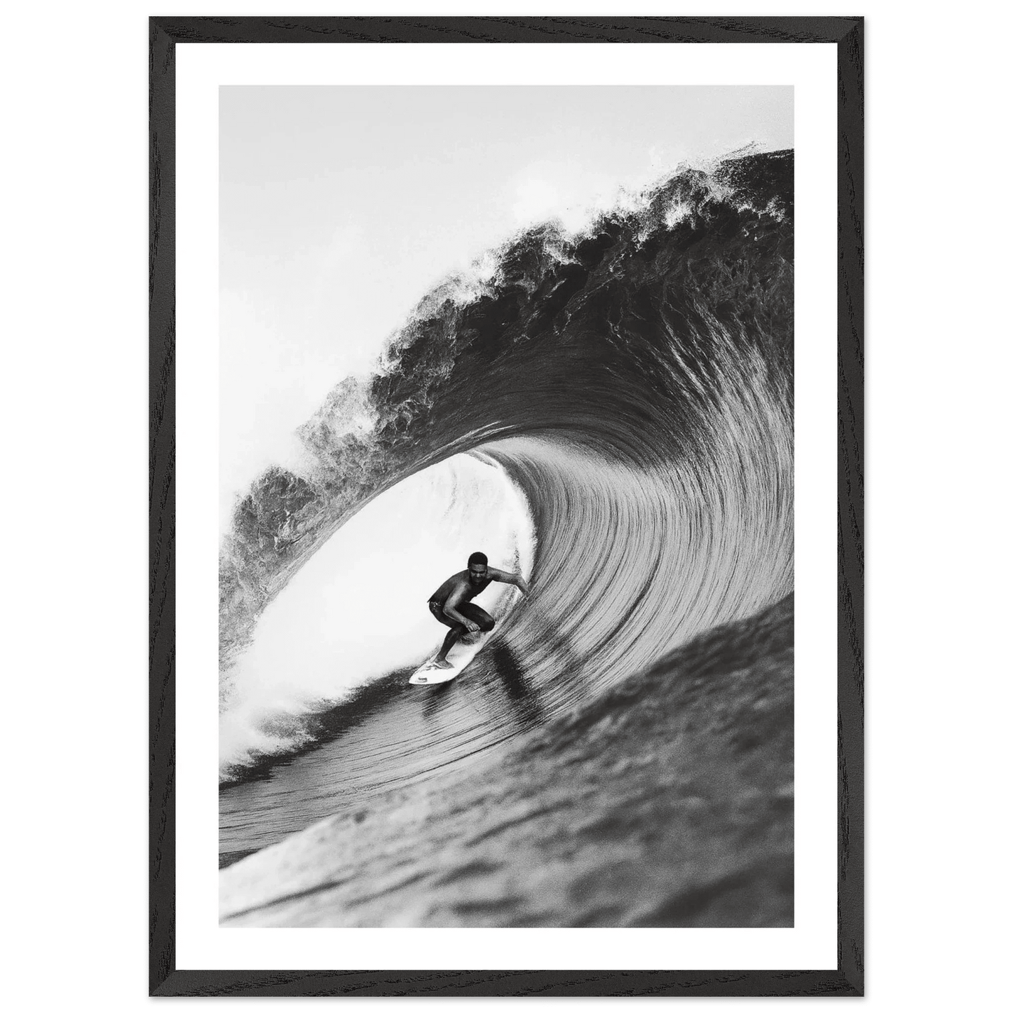 Cuadro Blanco y Negro Surf y Océano - La Casa Del Cuadro