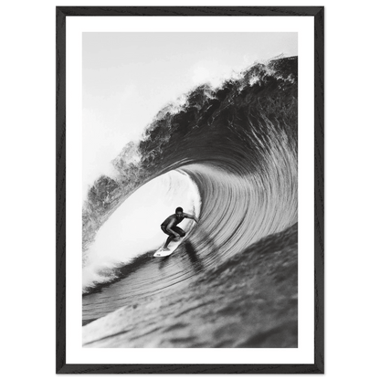 Cuadro Blanco y Negro Surf y Océano - La Casa Del Cuadro