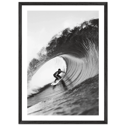 Cuadro Blanco y Negro Surf y Océano - La Casa Del Cuadro