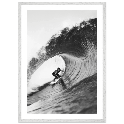 Cuadro Blanco y Negro Surf y Océano - La Casa Del Cuadro