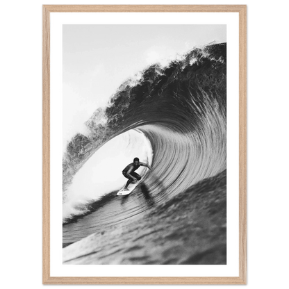 Cuadro Blanco y Negro Surf y Océano - La Casa Del Cuadro