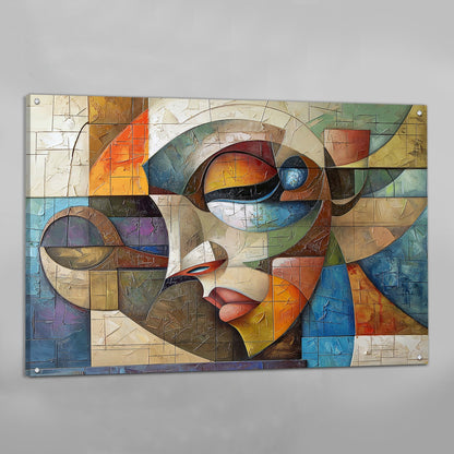Cuadro Cubismo Arte Geométrico - La Casa Del Cuadro