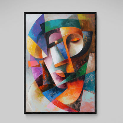 Cuadro Cubismo Multicolor - La Casa Del Cuadro