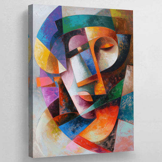 Cuadro Cubismo Multicolor - La Casa Del Cuadro