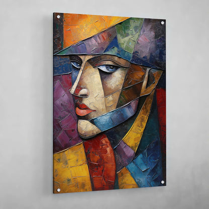 Cuadro Cubismo Retrato Abstracto - La Casa Del Cuadro