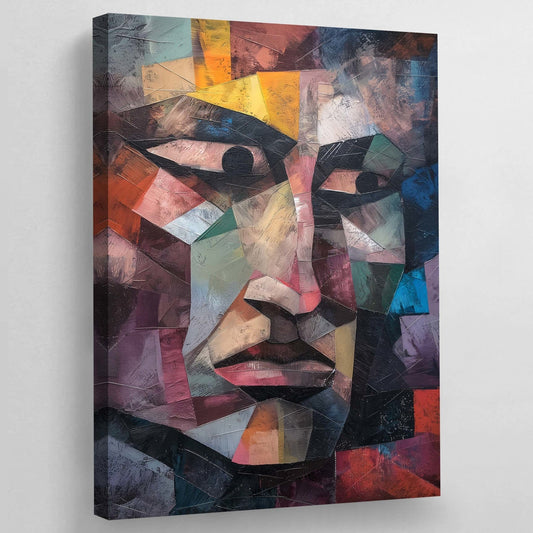 Cuadro Cubismo Rostro Abstracto - La Casa Del Cuadro