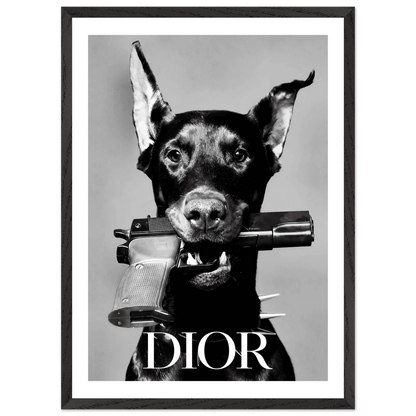 Cuadro Dior Blanco y Negro - La Casa Del Cuadro