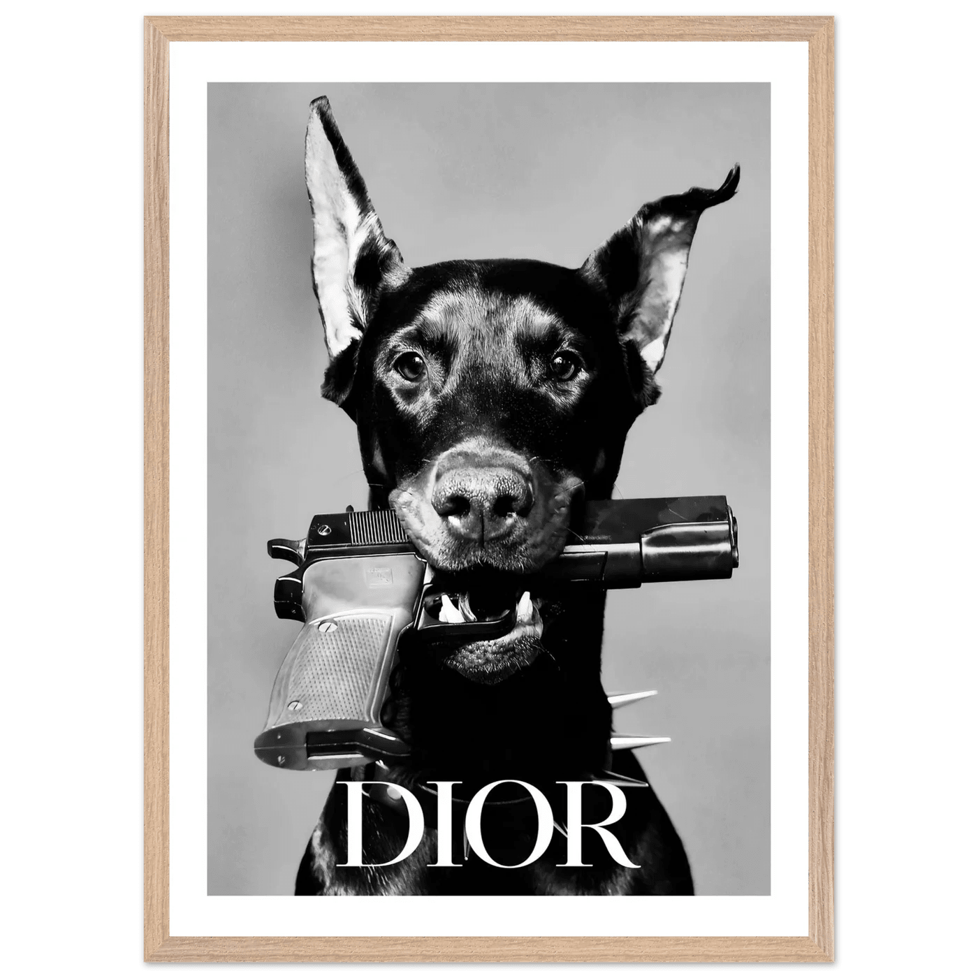 Cuadro Dior Blanco y Negro - La Casa Del Cuadro