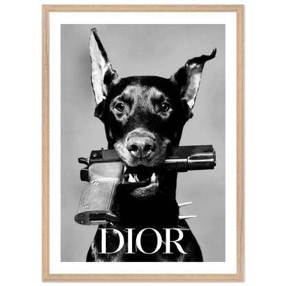 Cuadro Dior Blanco y Negro - La Casa Del Cuadro