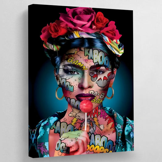 Cuadro Frida Pop Art - La Casa Del Cuadro