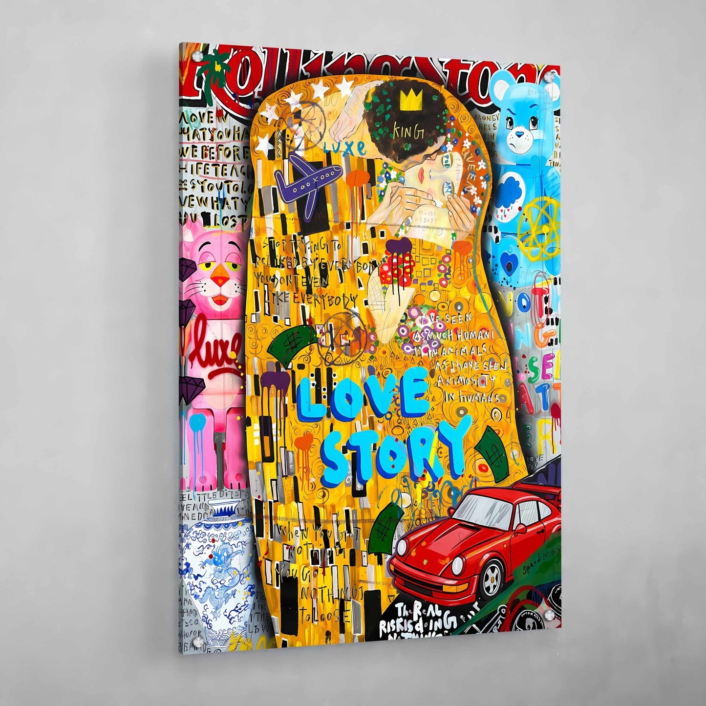 Cuadro Graffiti Love Story - La Casa Del Cuadro
