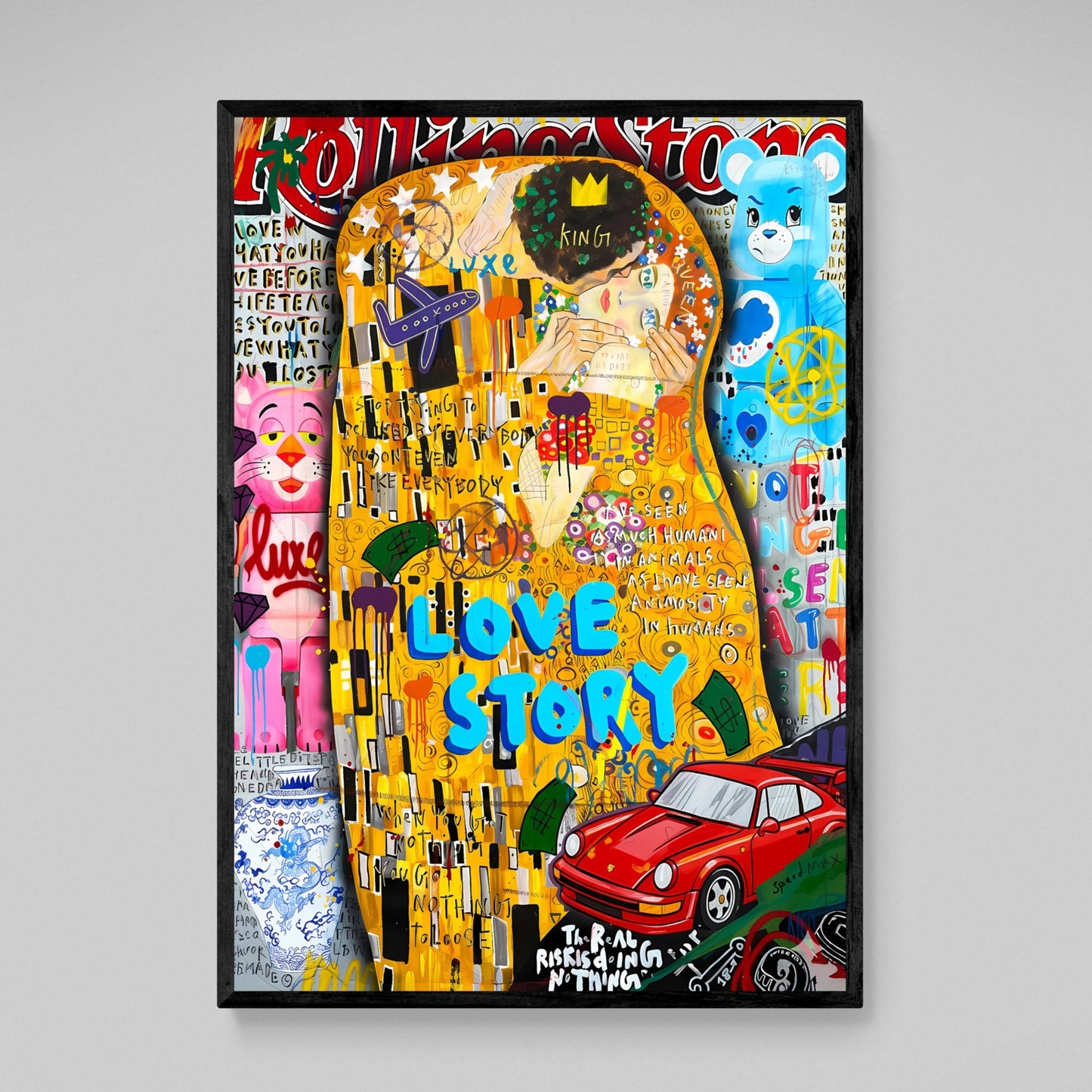 Cuadro Graffiti Love Story - La Casa Del Cuadro