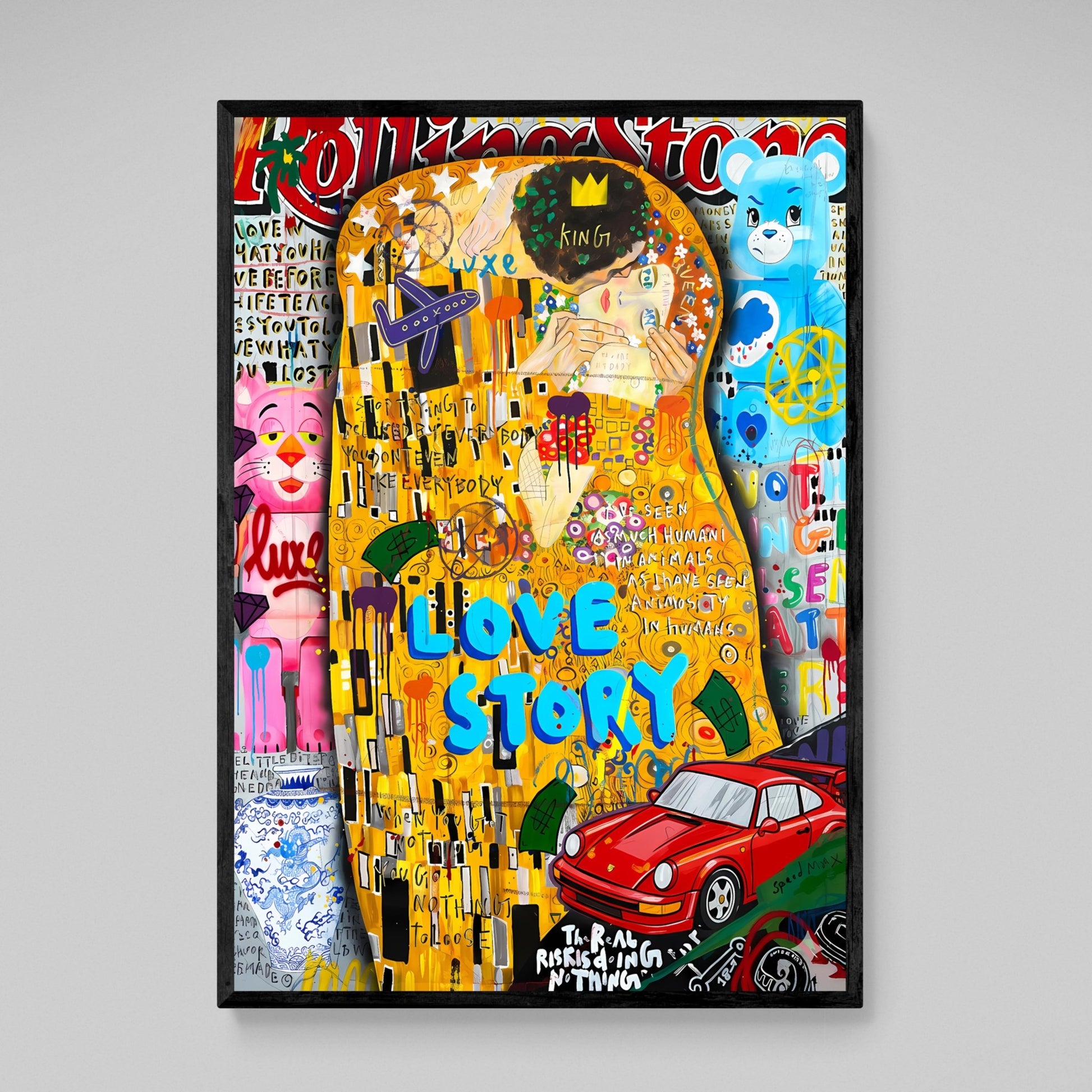 Cuadro Graffiti Love Story - La Casa Del Cuadro