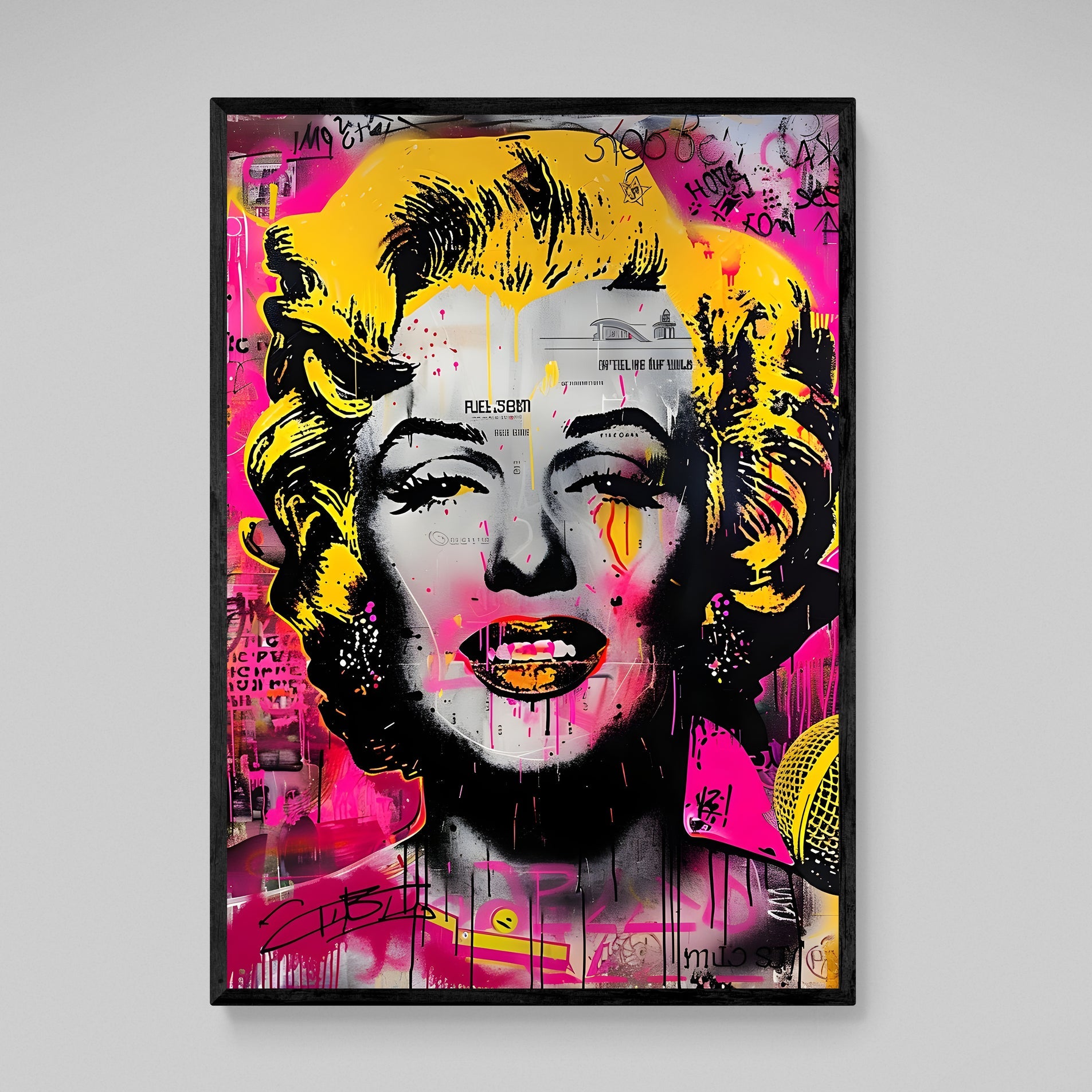 Cuadro Graffiti Marilyn Monroe - La Casa Del Cuadro