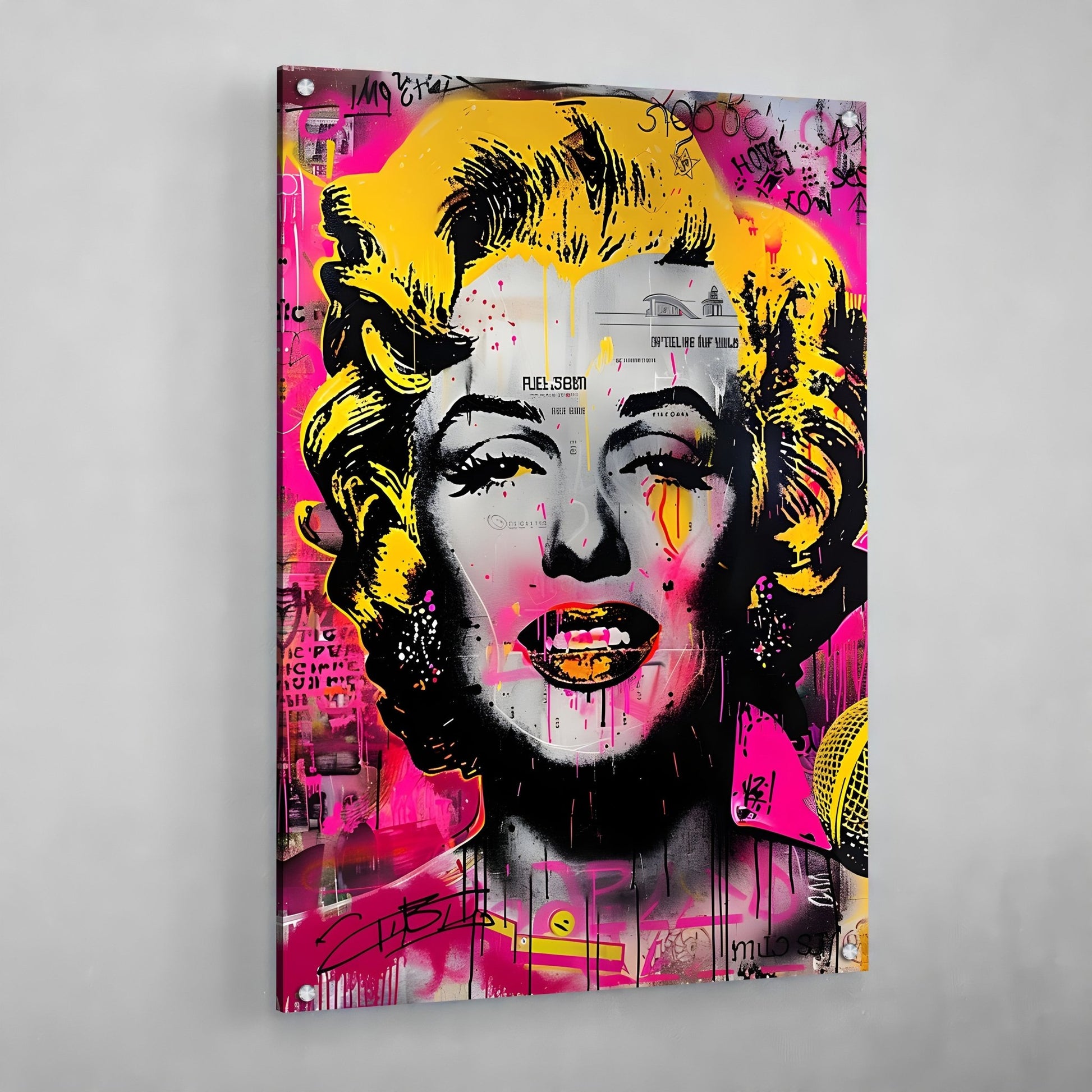 Cuadro Graffiti Marilyn Monroe - La Casa Del Cuadro