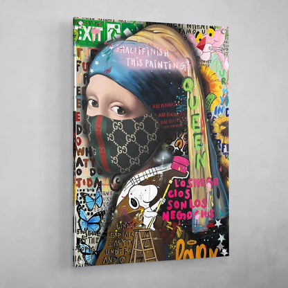Cuadro Graffiti Mujer Icónica - La Casa Del Cuadro