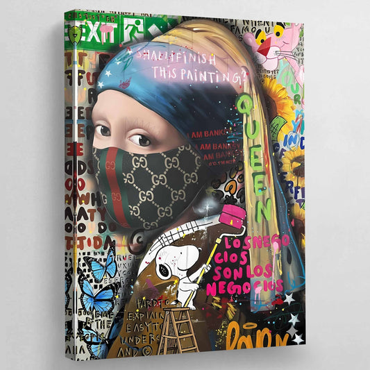 Cuadro Graffiti Mujer Icónica - La Casa Del Cuadro