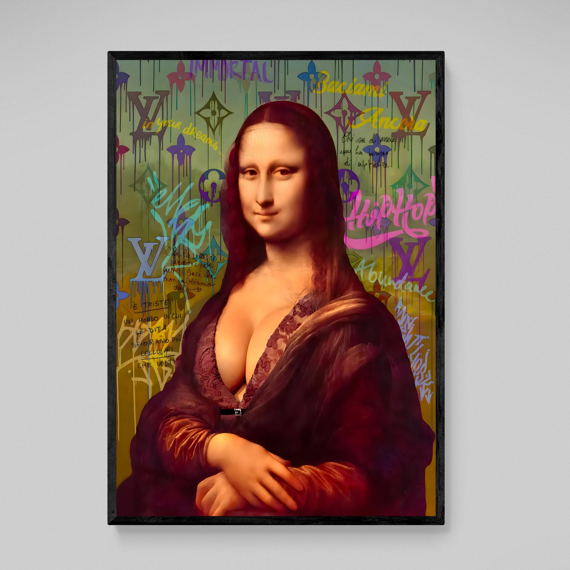 Cuadro Louis Vuitton Mona Lisa - La Casa Del Cuadro