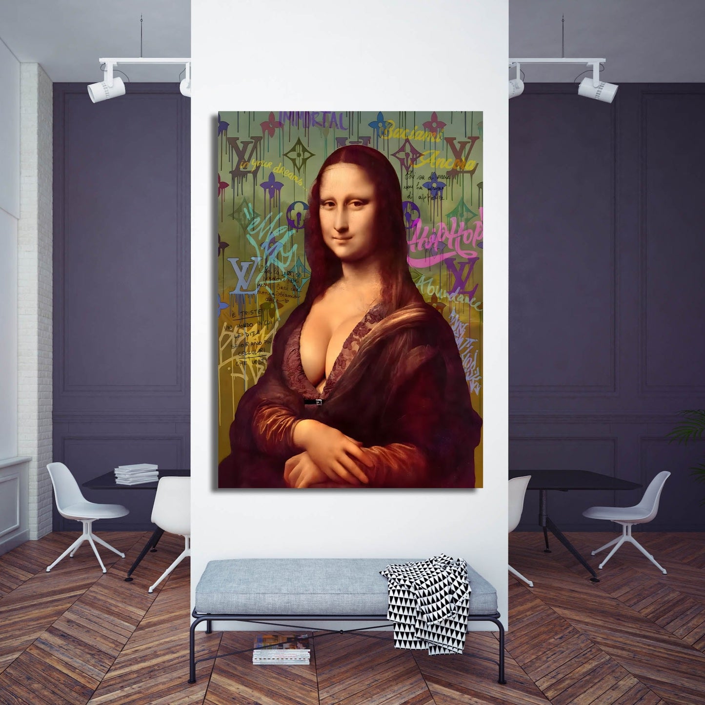 Cuadro Louis Vuitton Mona Lisa - La Casa Del Cuadro