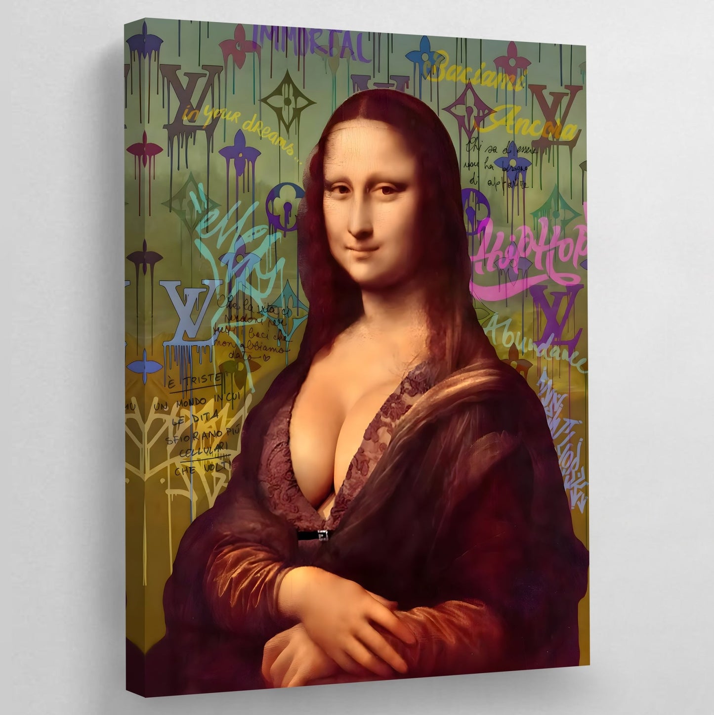 Cuadro Louis Vuitton Mona Lisa - La Casa Del Cuadro