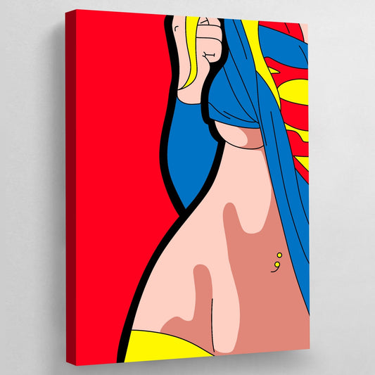 Cuadro Mujer Sensual Pop Art - La Casa Del Cuadro