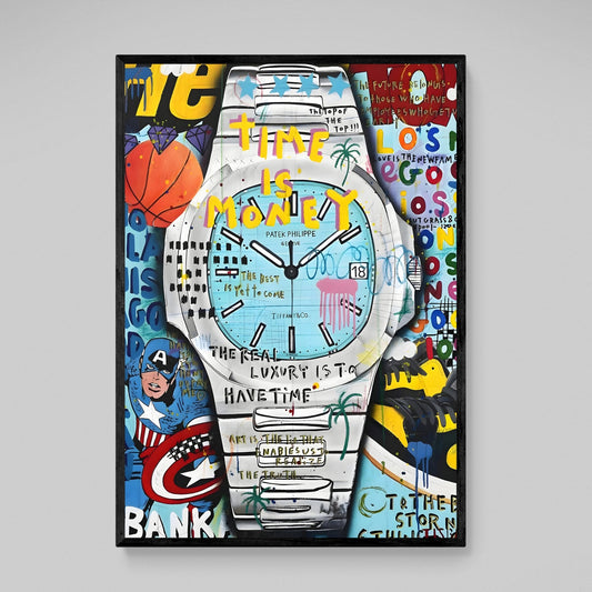Cuadro Patek Philippe Graffiti - La Casa Del Cuadro
