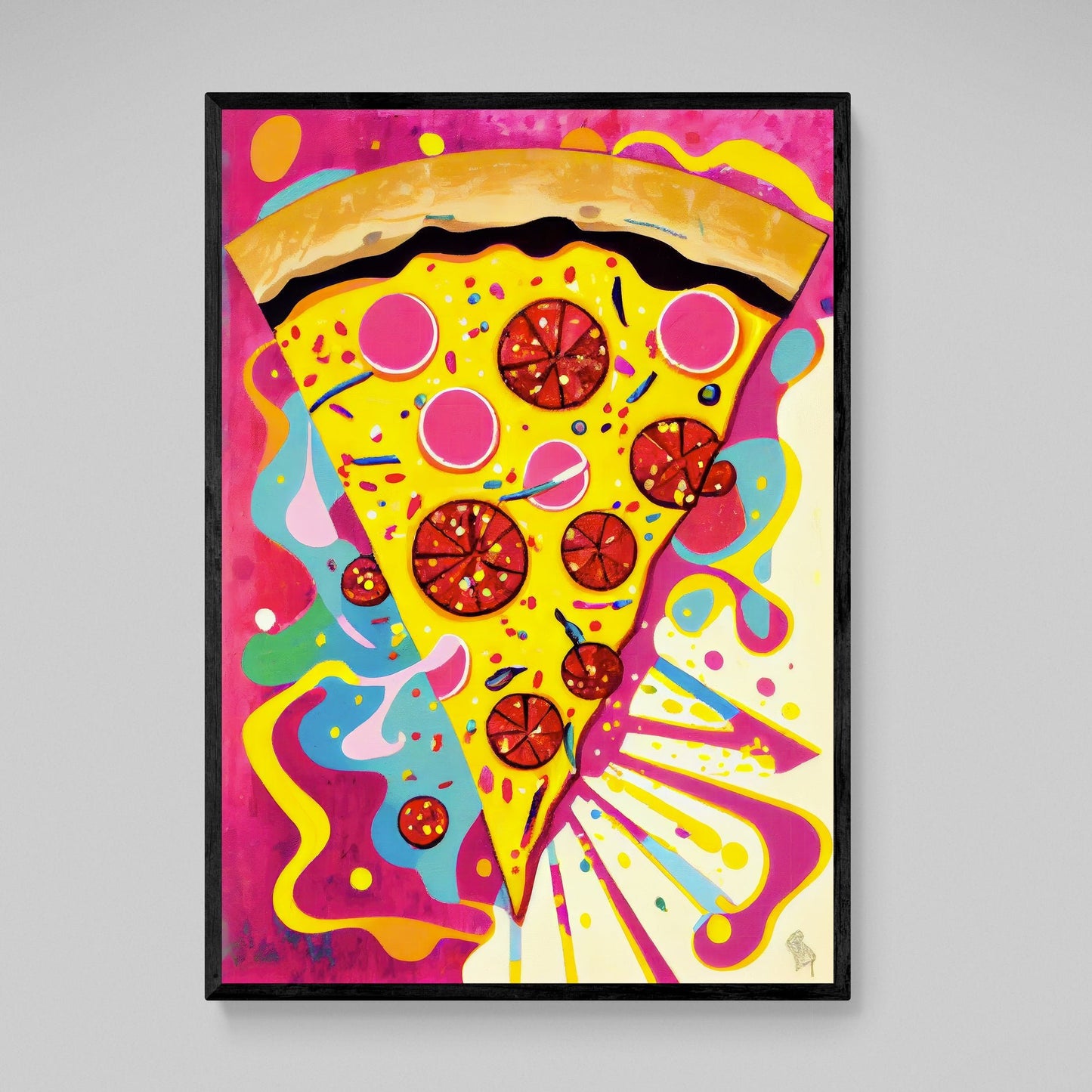 Cuadro Pizza Pop Art - La Casa Del Cuadro