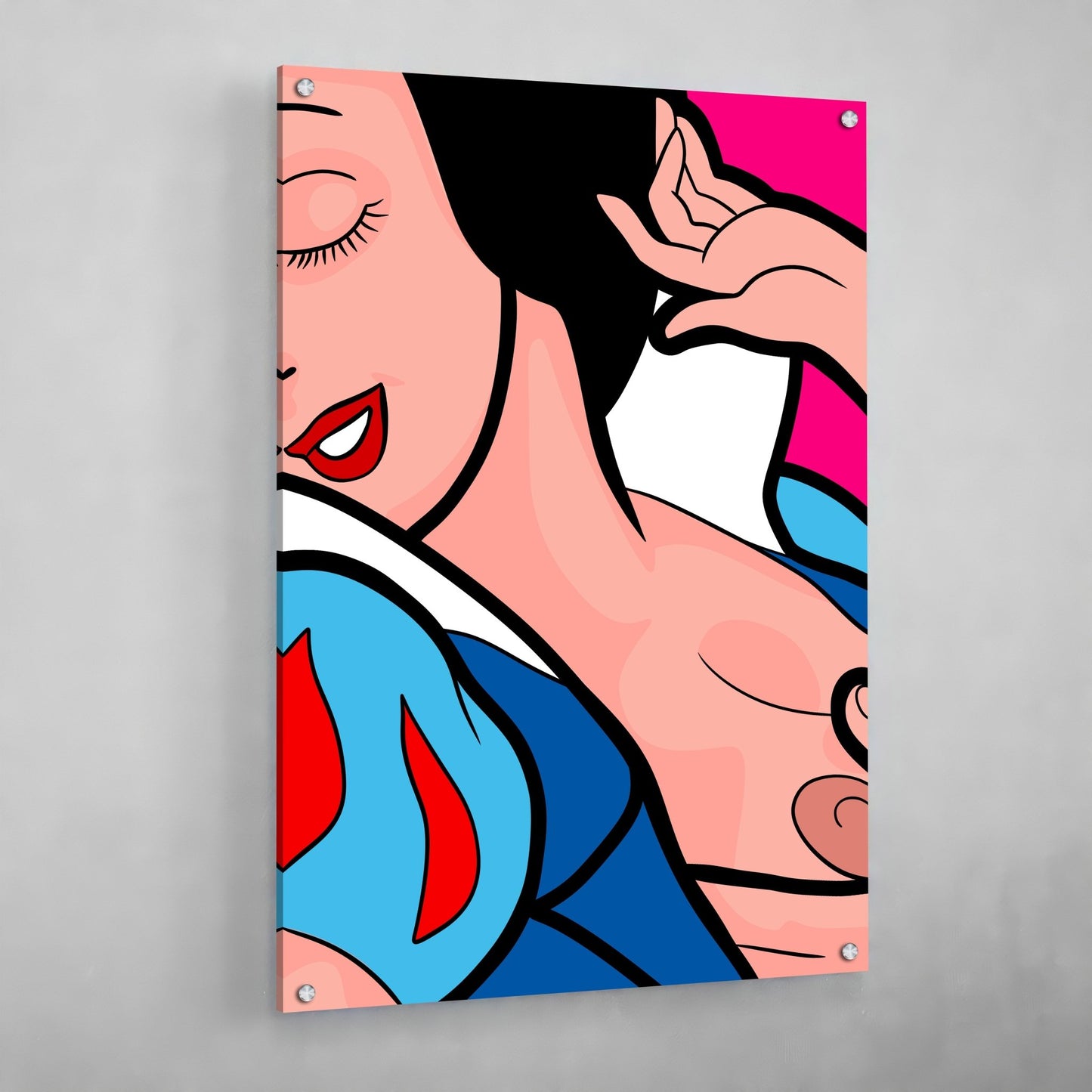Cuadro Pop Art Mujer Sensual - La Casa Del Cuadro