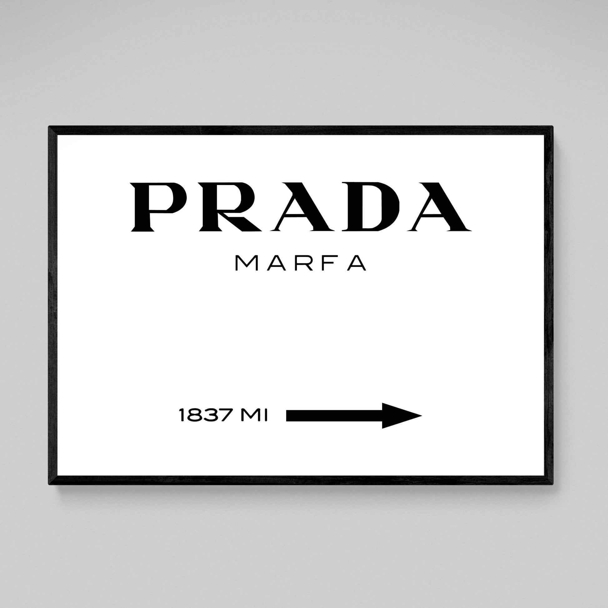 Cuadro Prada Marfa - La Casa Del Cuadro