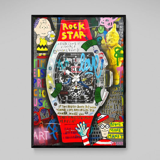 Cuadro Richard Mille Graffiti - La Casa Del Cuadro