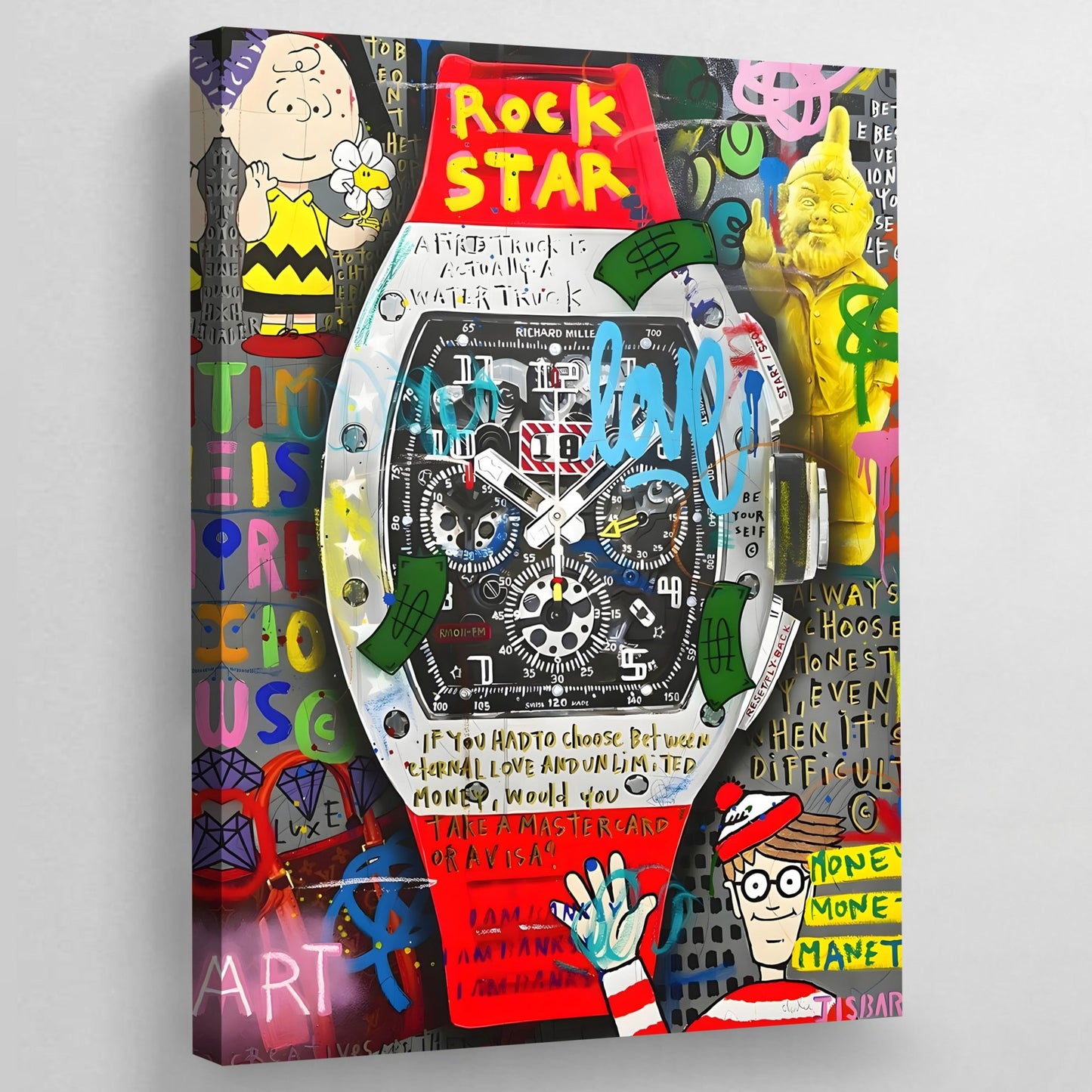 Cuadro Richard Mille Graffiti - La Casa Del Cuadro