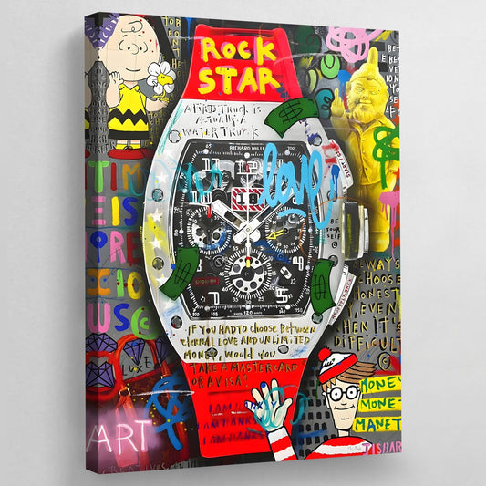 Cuadro Richard Mille Graffiti - La Casa Del Cuadro