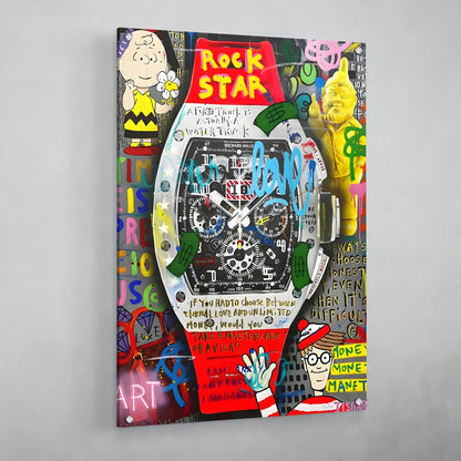 Cuadro Richard Mille Graffiti - La Casa Del Cuadro