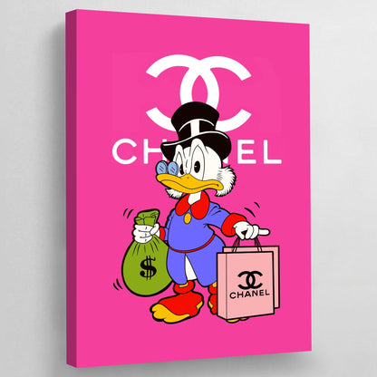 Cuadro Scrooge Chanel - La Casa Del Cuadro