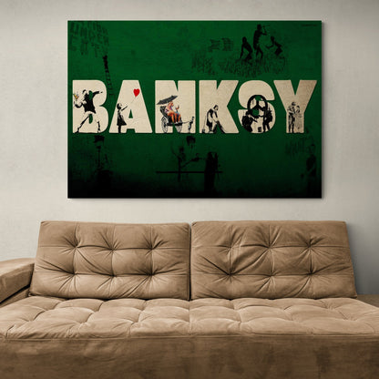 Cuadro Banksy - La Casa Del Cuadro
