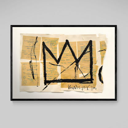 Cuadro Basquiat Corona - La Casa Del Cuadro