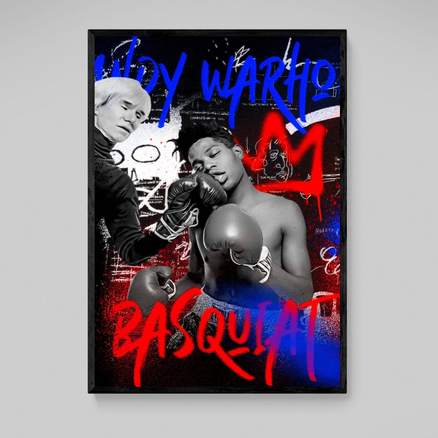 Cuadro Basquiat Warhol - La Casa Del Cuadro