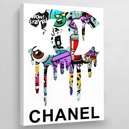Cuadro Chanel Arte Urbano - La Casa Del Cuadro