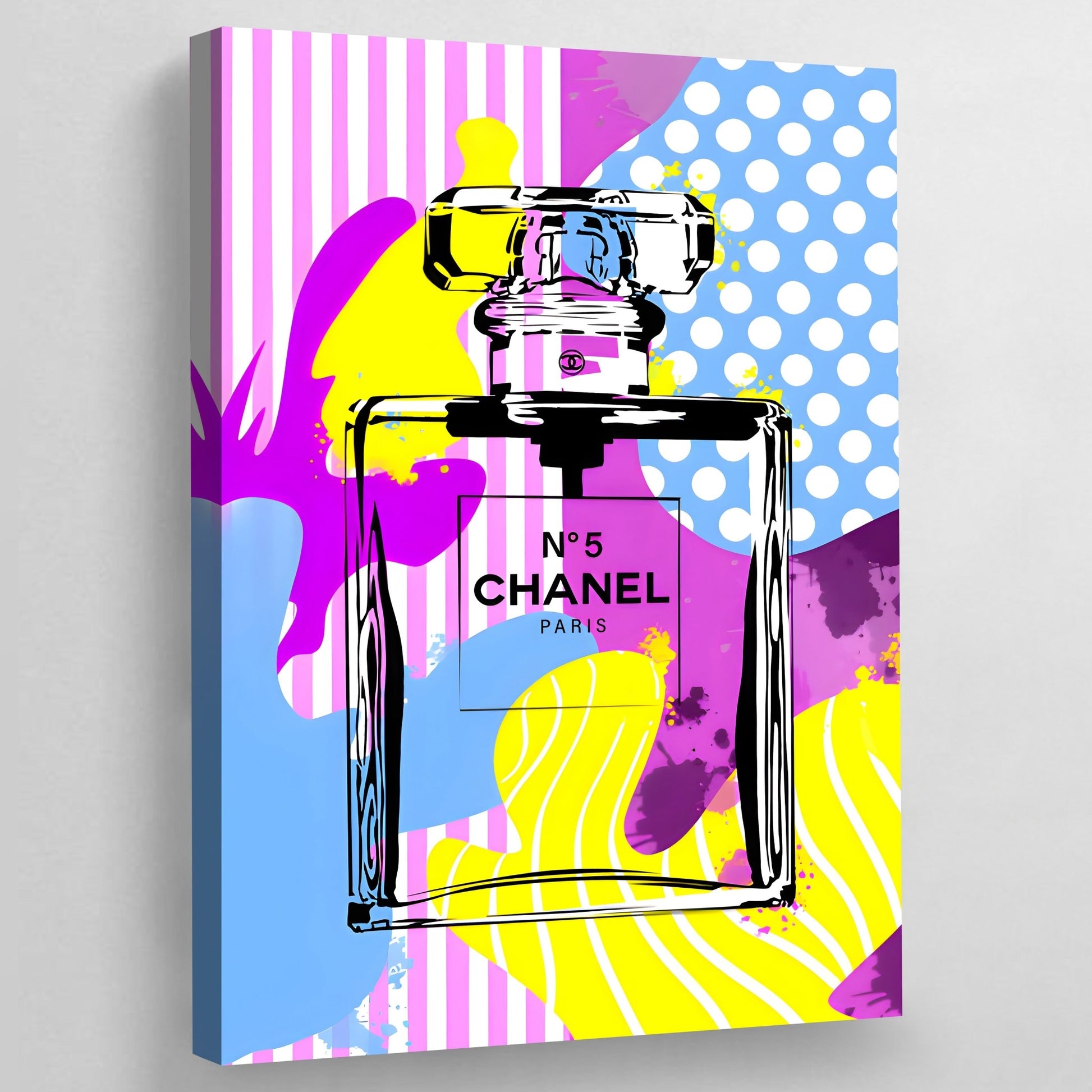 Cuadro Chanel Perfume Colorido - La Casa Del Cuadro