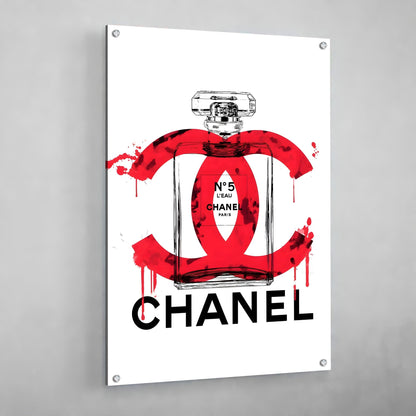 Cuadro Chanel Rojo - La Casa Del Cuadro