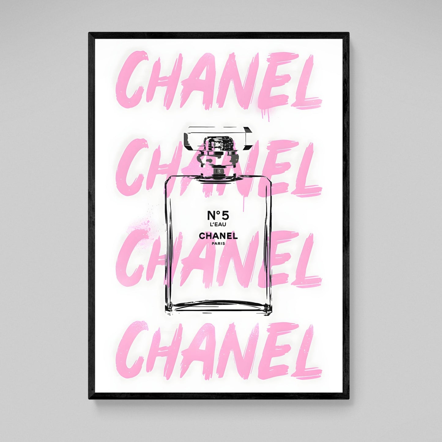 Cuadro Chanel Rosa - La Casa Del Cuadro