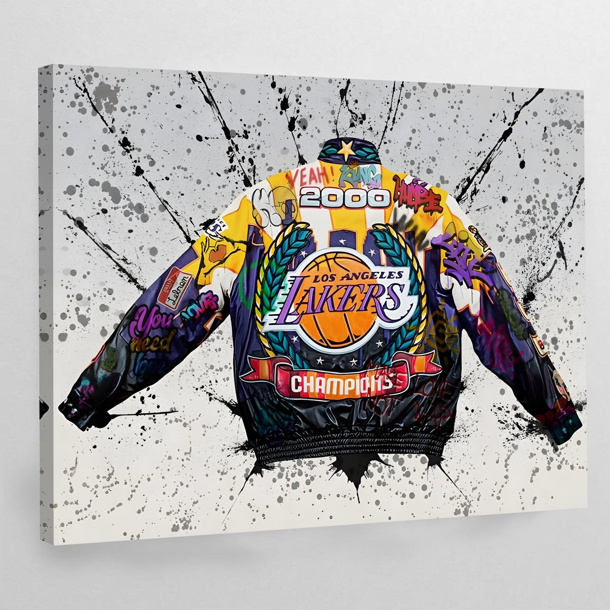 Cuadro Graffiti Los Angeles Lakers | La Casa Del Cuadro