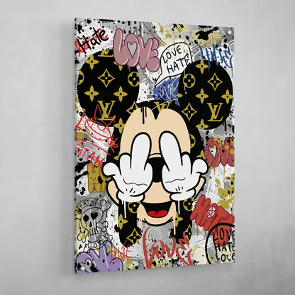 Cuadro Graffiti Mickey - La Casa Del Cuadro